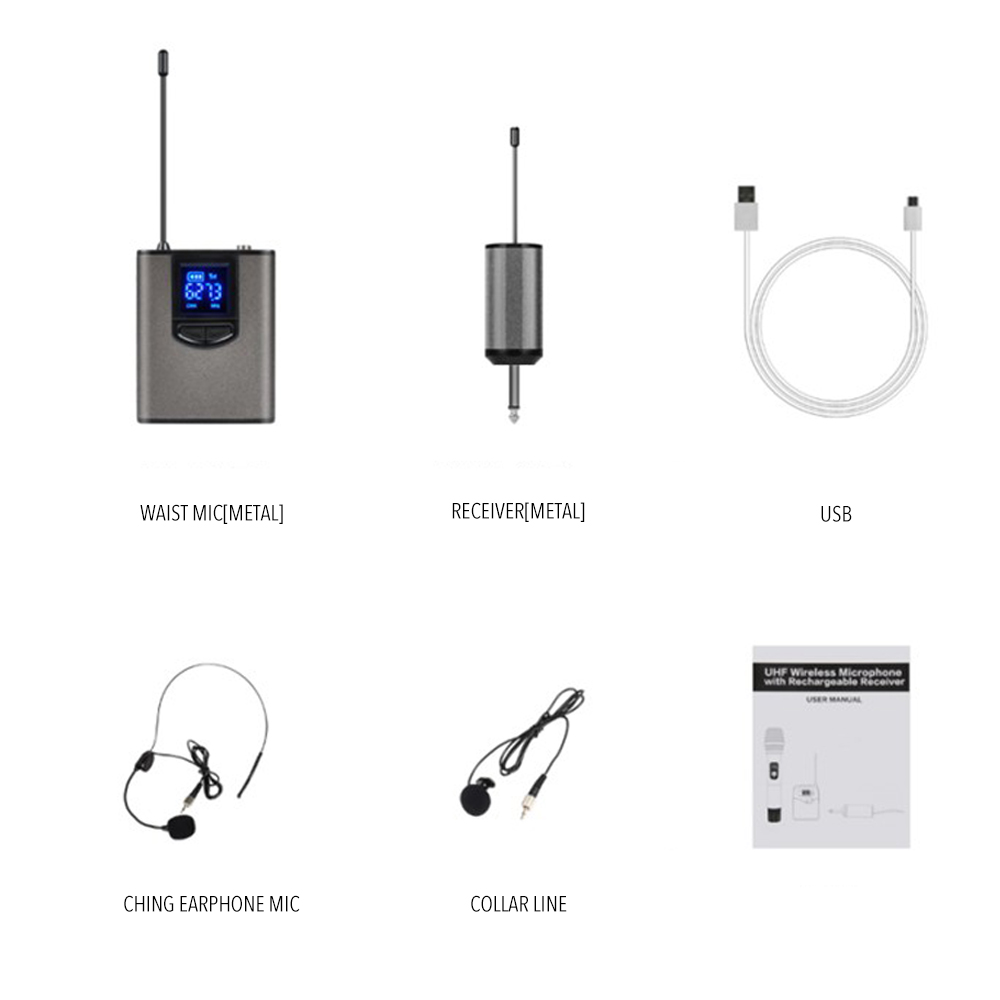 Bộ thu nhỏ không dây di động Micrô của giáo viên thuyết trình