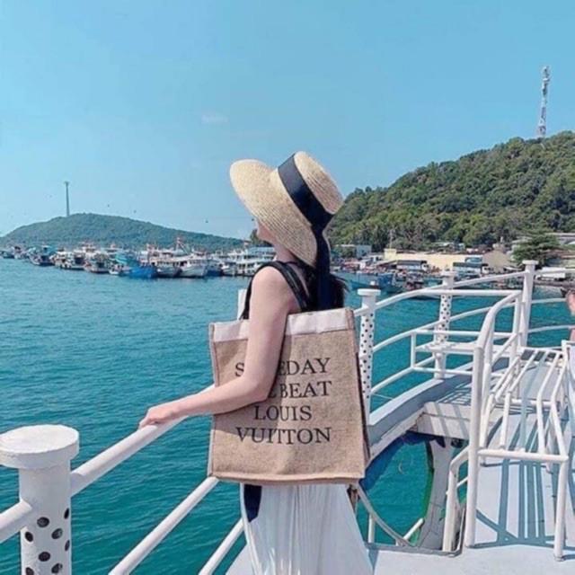 Túi cói đi biển, đi chơi cao cấp hot trend