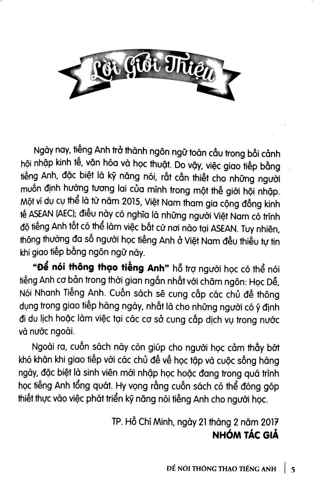 Sách Để Nói Thông Thạo Tiếng Anh