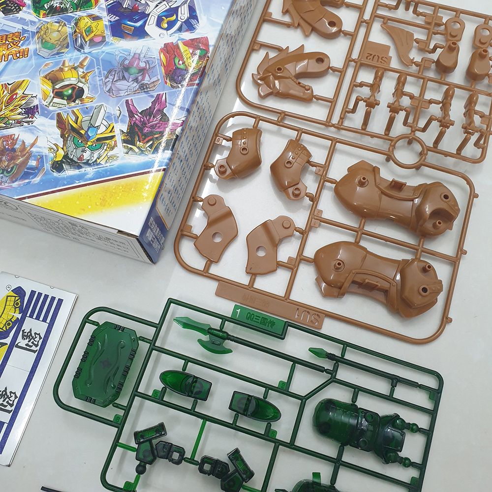Mô hình đồ chơi Kị Binh nước Đông Ngô A039 sd gundam Tam Quốc trang trí bàn học cho bé trên 8 tuổi