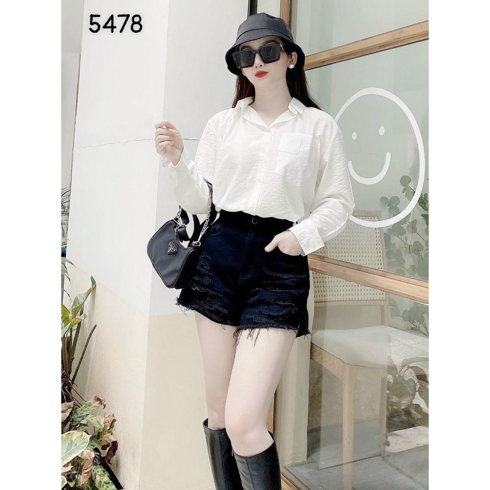Áo Sơ Mi BIG SIZE Tay Dài Trơn 5478