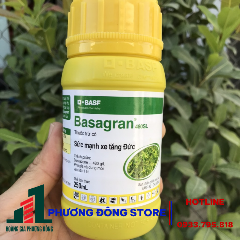 Thuốc trừ cỏ Basagran 480SL- chai 100ml, chai 250ml