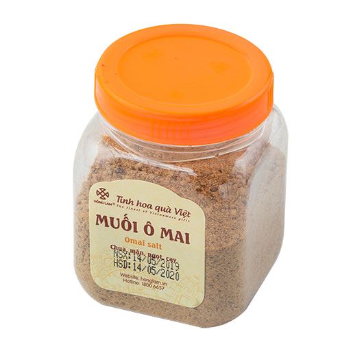 Muối Ô Mai Hồng Lam - Vị Mặn Ngọt Cam Thảo - 100g