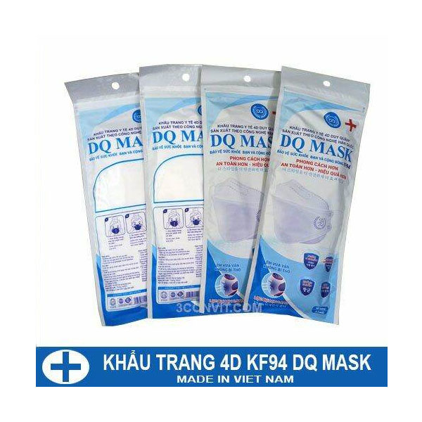 50 cái  Khẩu trang 4D ,4 lớp Công nghệ Hàn Quốc