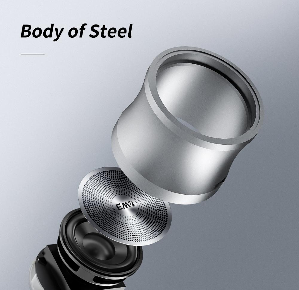 EWA A109 Mini Wireless Bluetooth 5.0 Loa âm thanh lớn cho điện thoại/máy tính xách tay/pad hỗ trợ thẻ micro sd loa lớn Color: Rose Gold