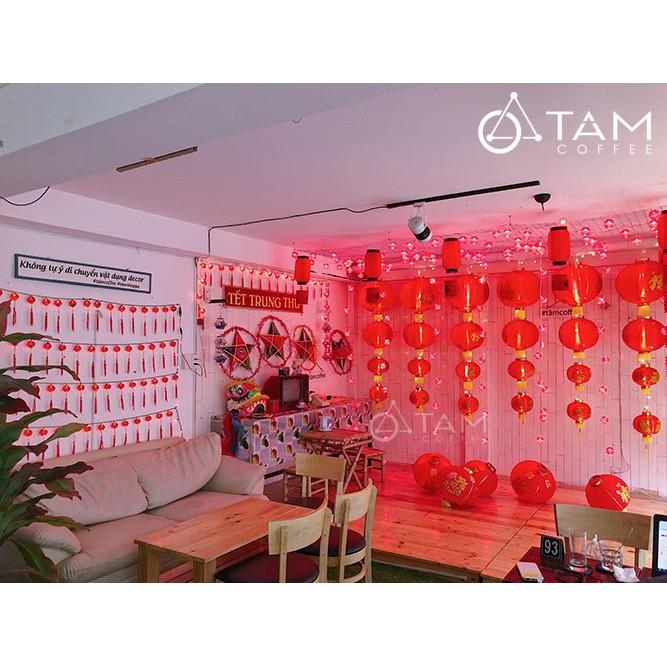 Dây đèn lồng đèn đỏ trang trí tết số 04