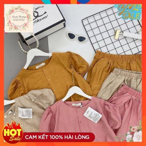 set đũi cúc bọc crt, quần bom thời trang 2022