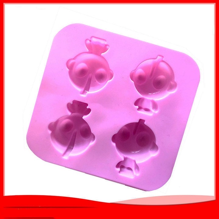 Khuôn silicon 4 mèo