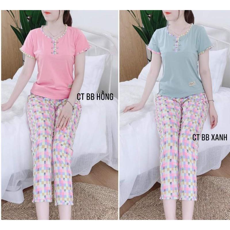 4 màu đồ bộ mặc nhà, đủ ngủ clover ảnh thật