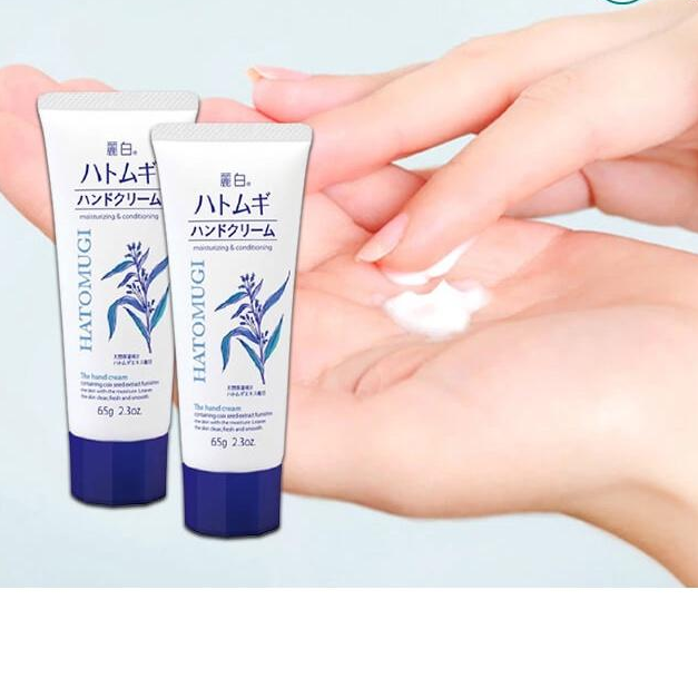 Kem Dưỡng Da Tay Hatomugi The Hand Cream (Tuýp 65g)