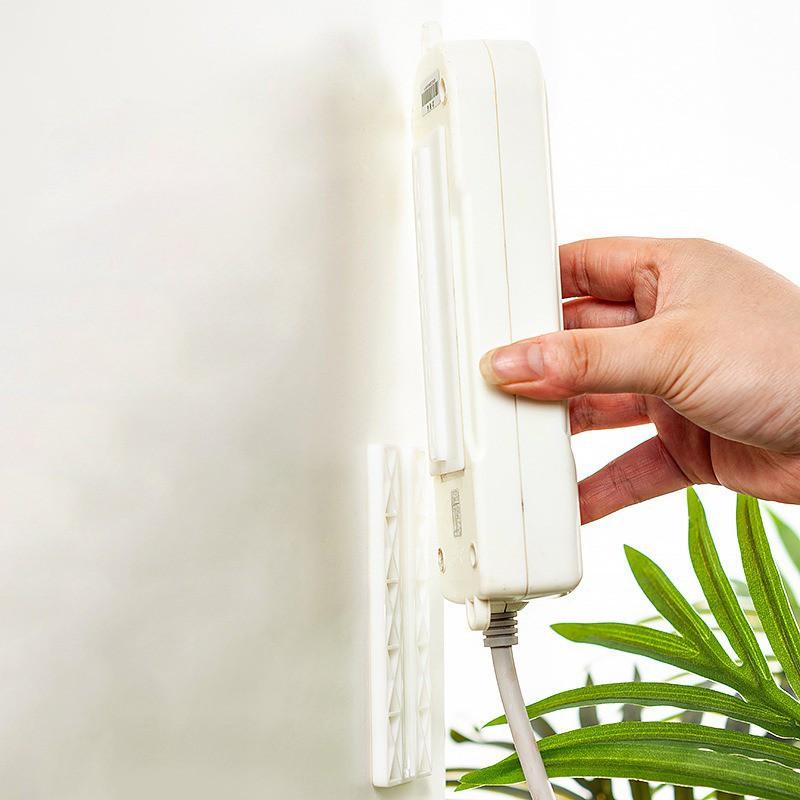 Thanh trượt gắn tường cố định ổ điện không cần khoan tiện dụng