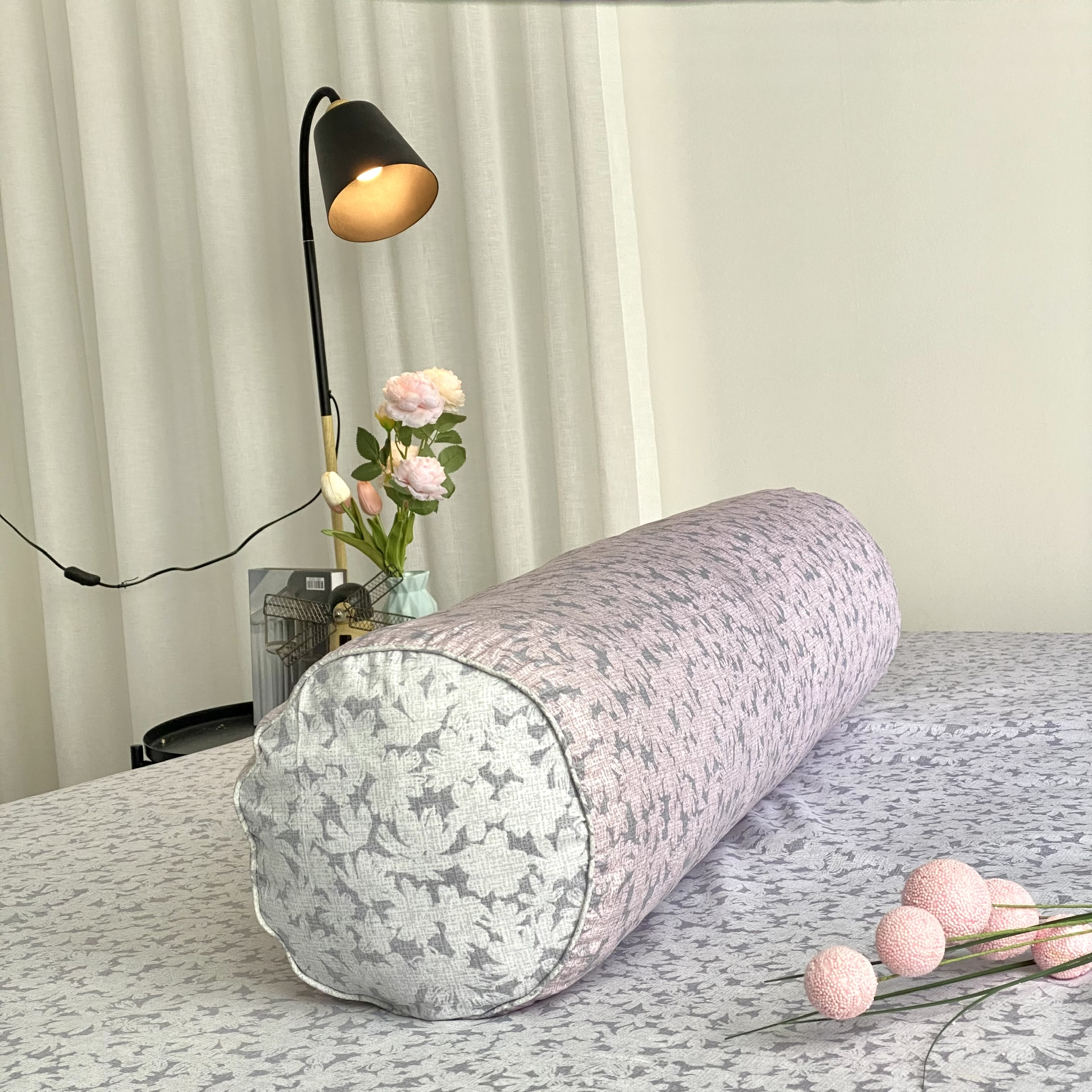 Bộ ga giường KBedding by Everon KMTP 113 Microtencel Hồng in hoa
