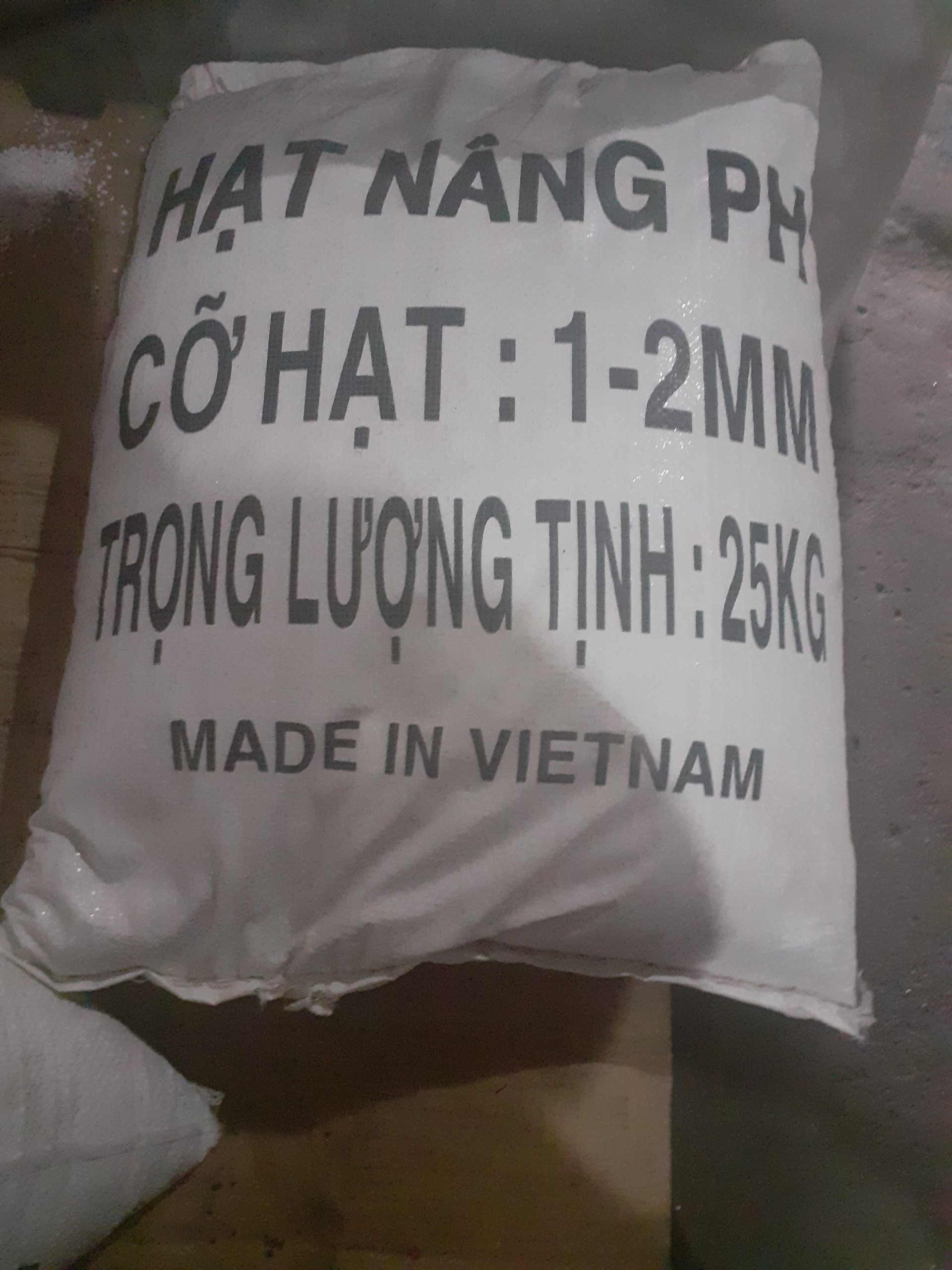 Hạt nâng pH Việt Nam túi 5 ký giá sỉ. 