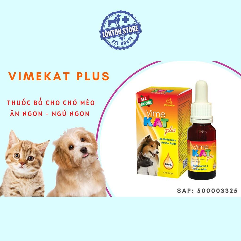 Vimekat Plus - Giúp Tăng Cường Sức Khỏe Cho Chó Mèo Và Vật Nuôi 20ml