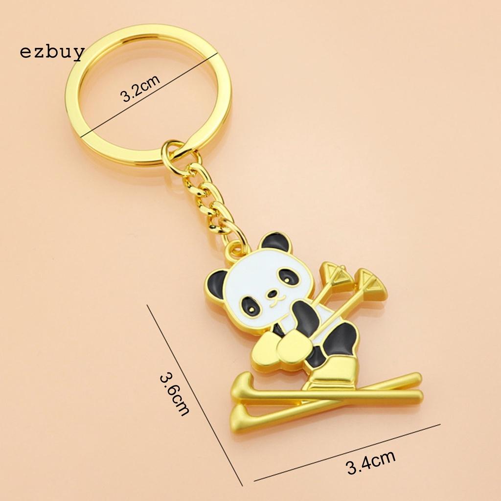 Crafts Keyfob Pendant Mini Animal Figurine Key Ring Fall Resistant Event Gift