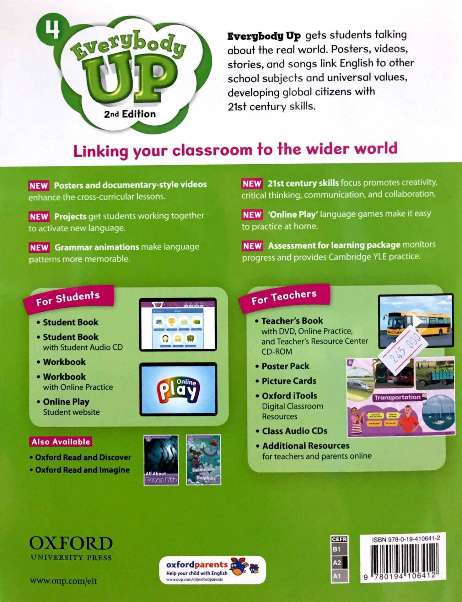Everybody Up (2E) 4 Workbook With DVD And Online Practice Pack
