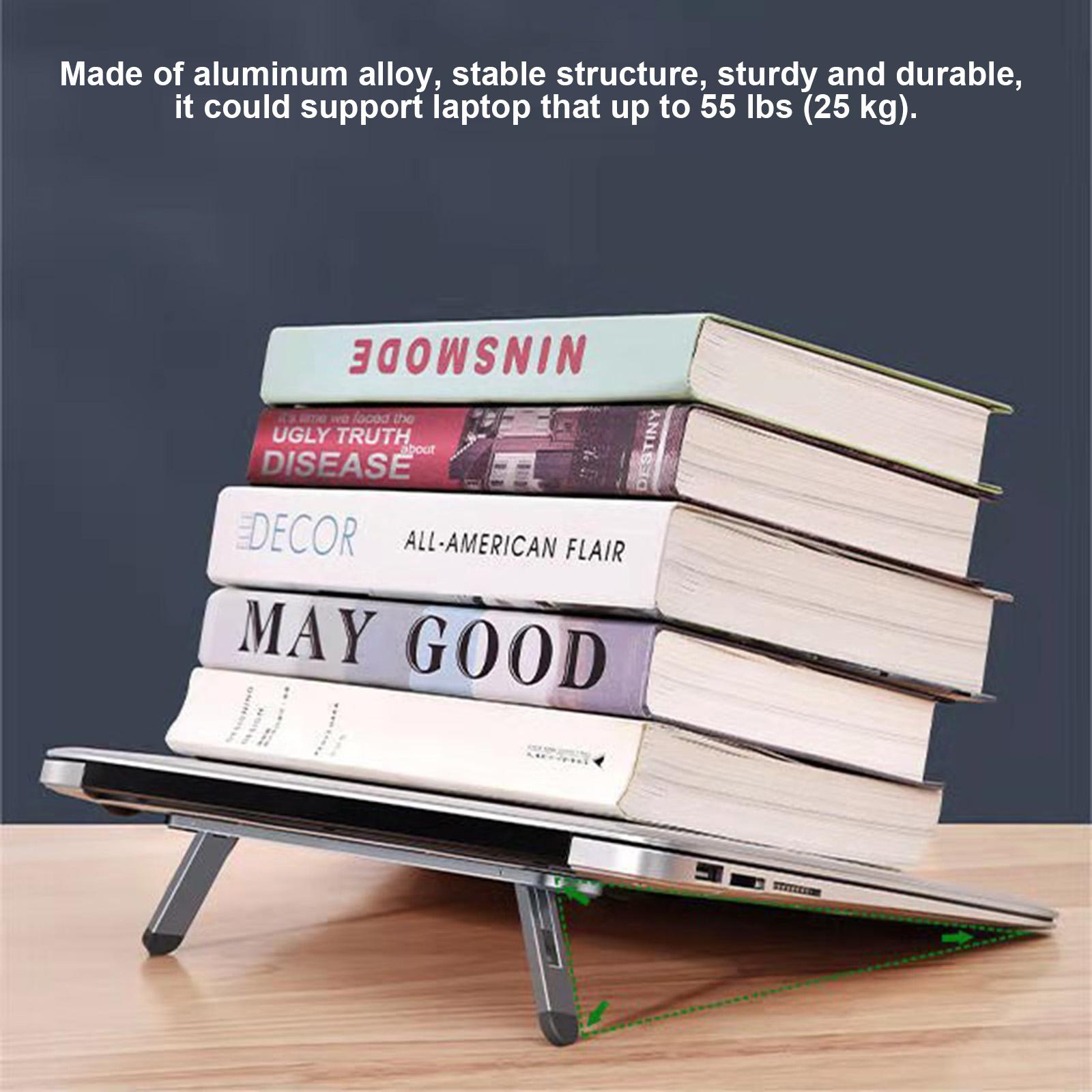 Foldable Laptop Stand Portable Notebook Support Desktop Tablet PC Bracket Universal Aluminum Alloy Laptop Cooling Holder