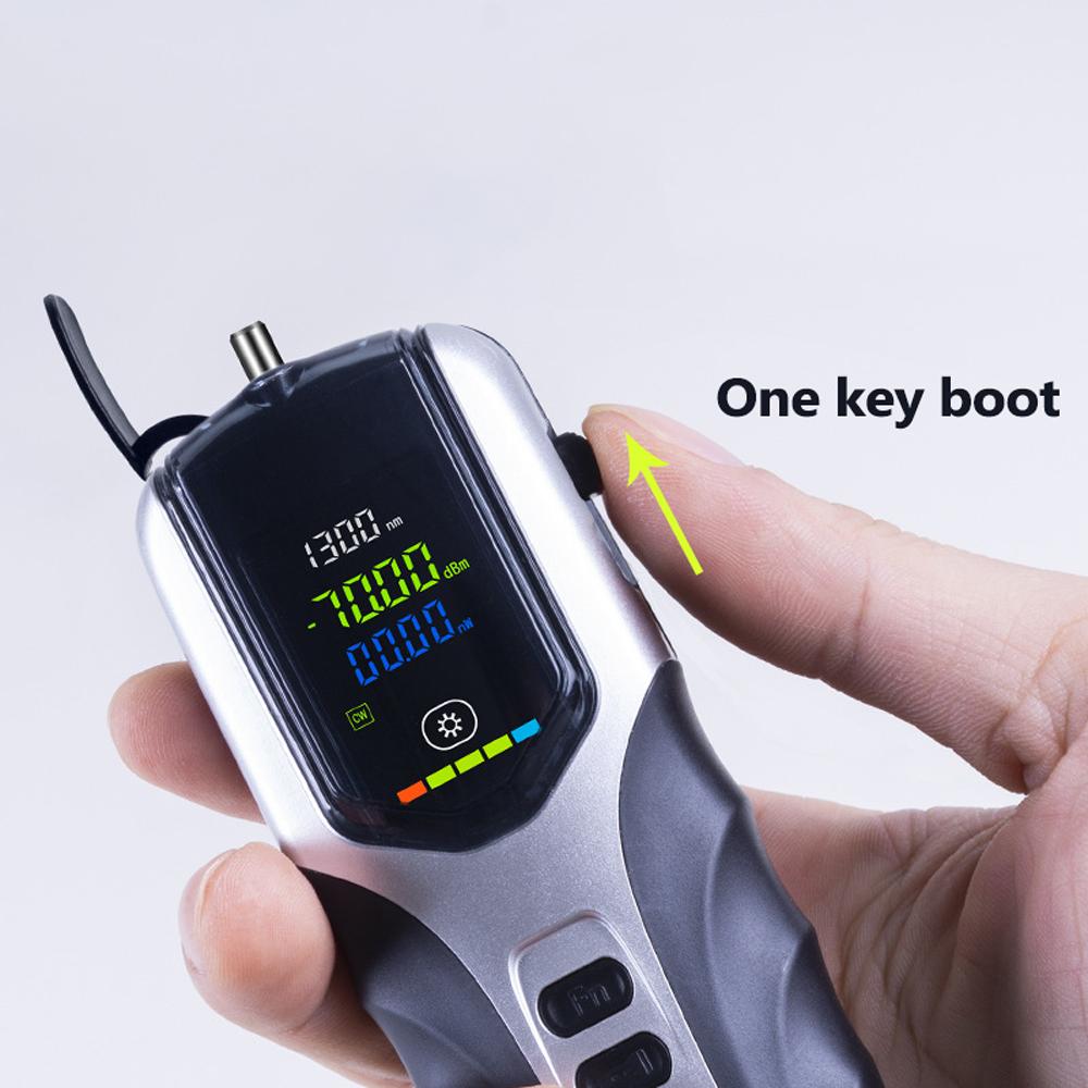 Reachargeable Optical Power Meter G750 Portable Color LCD Screen Fiber Optic Power Meter with Flash Light 7 Wavelengthes