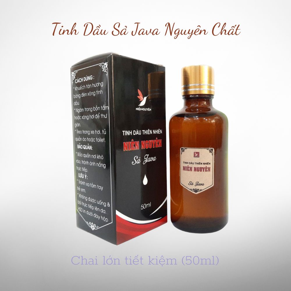 Tinh Dầu Thiên Nhiên - Tinh Dầu Sả Java Nguyên Chất – Chai Lớn Tiết Kiệm : Đuổi muỗi, khử mùi, thư giãn...
