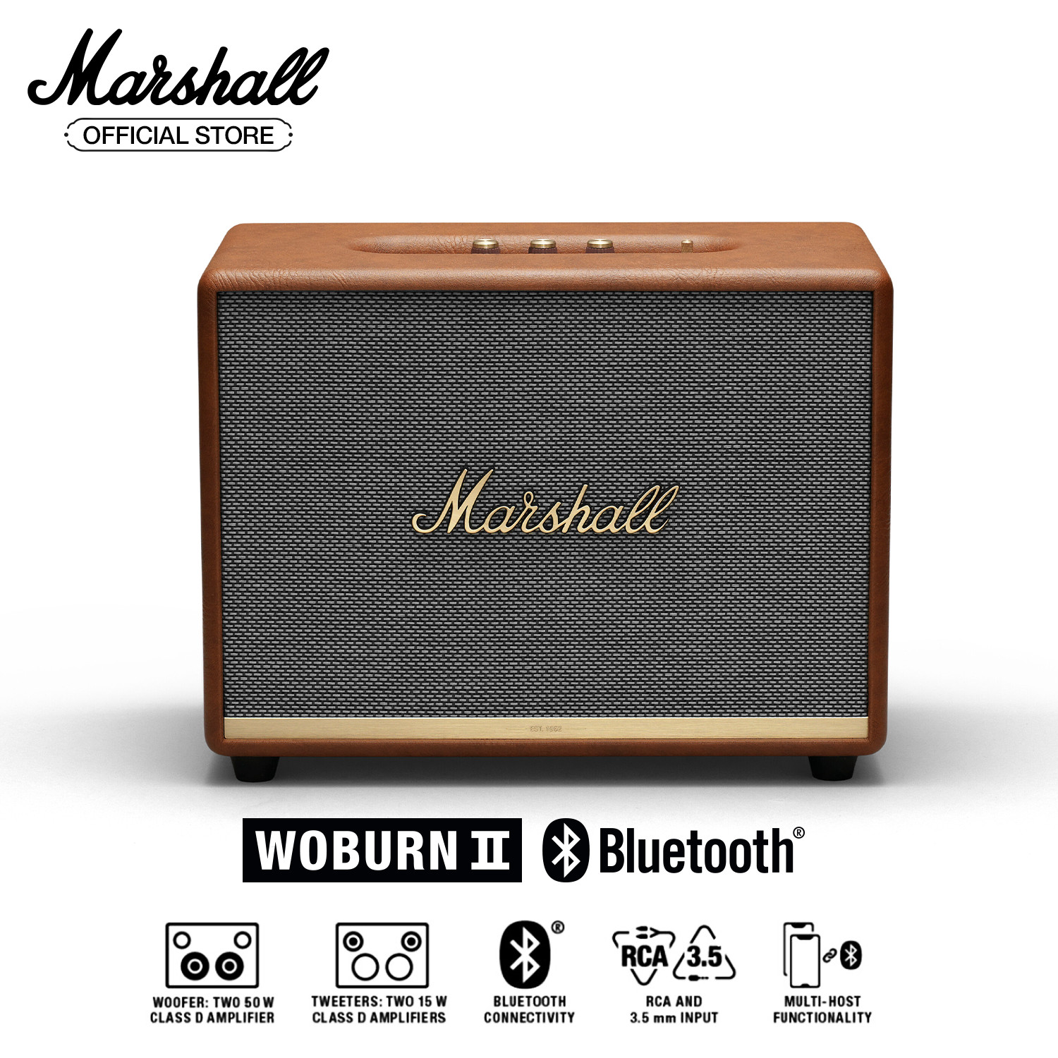 [Hàng chính hãng] Loa Bluetooth Marshall WOBURN II Homeline - 1 năm bảo hành
