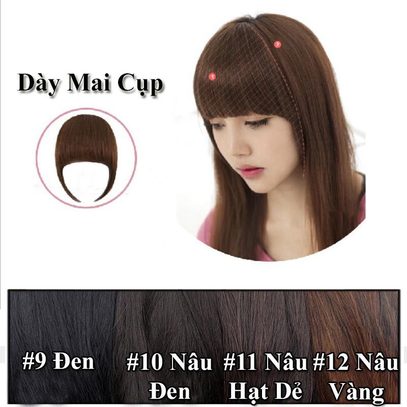 Tóc Giả Mài Dày Có Pát