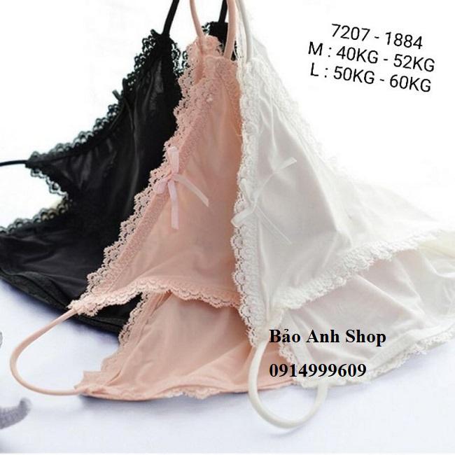 Quần lót dây mảnh chất liệu thun lạnh phối viền ren hàng cao cấp xuất Nhật