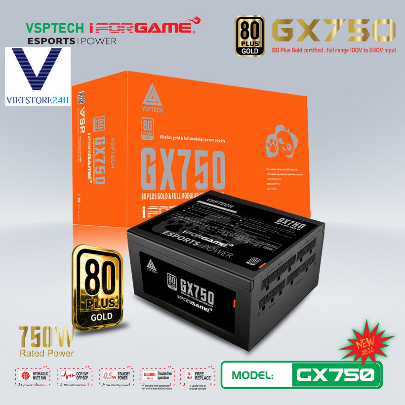 VSPTECH GX750 (750W/ Full Modular)