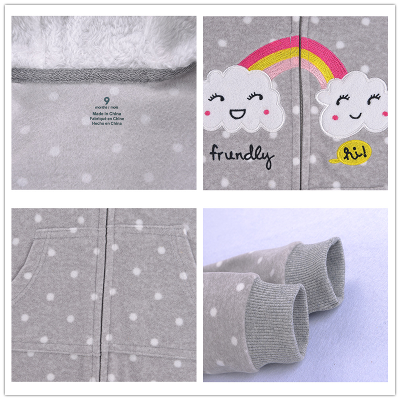 Orangemom Mùa Xuân Trang Bé Rompers Áo Khoác Dành Cho Quần Áo Trẻ Sơ Sinh Có Mũ Trùm Đầu Có Tai Đáng Yêu Cam Phối Áo Liền Quần Cho Bé Quần Áo Bé Trai Nhà