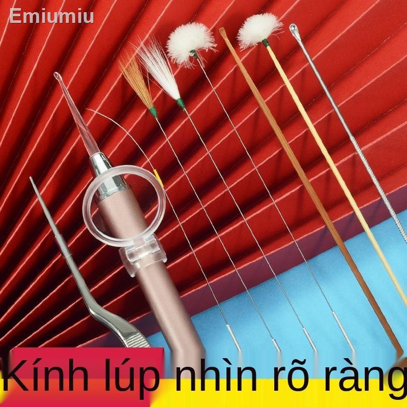 ◆Bộ dụng cụ ngoáy tai chuyên nghiệp Tai tạo tác phát sáng với ánh sáng