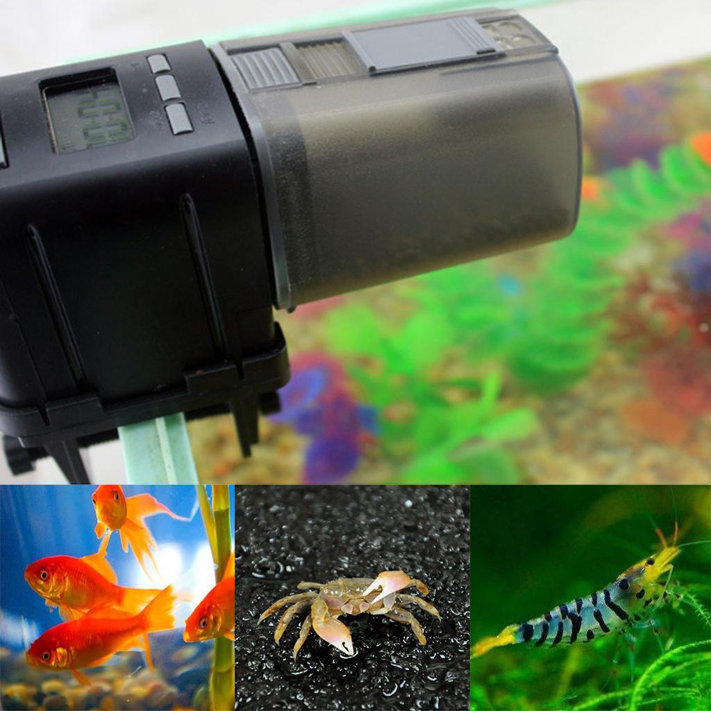 Digital LCD Automatic Fish Food Feeder Pond Aquarium Tank Auto Feeding Timer, Aquatic Nursery