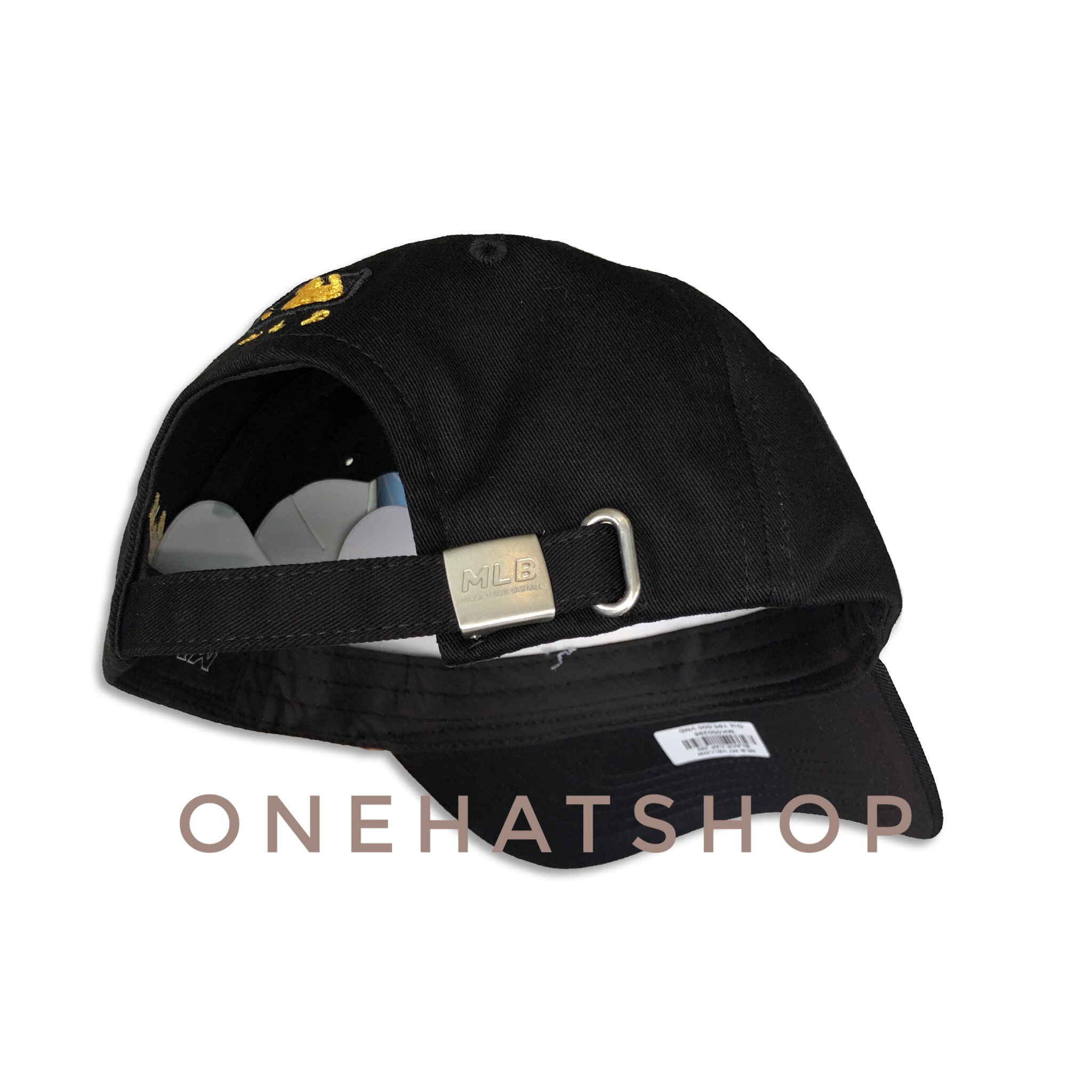 Nón lưỡi trai NY fom Baseball cap vải đen logo vàng chất lượng cao fom cứng