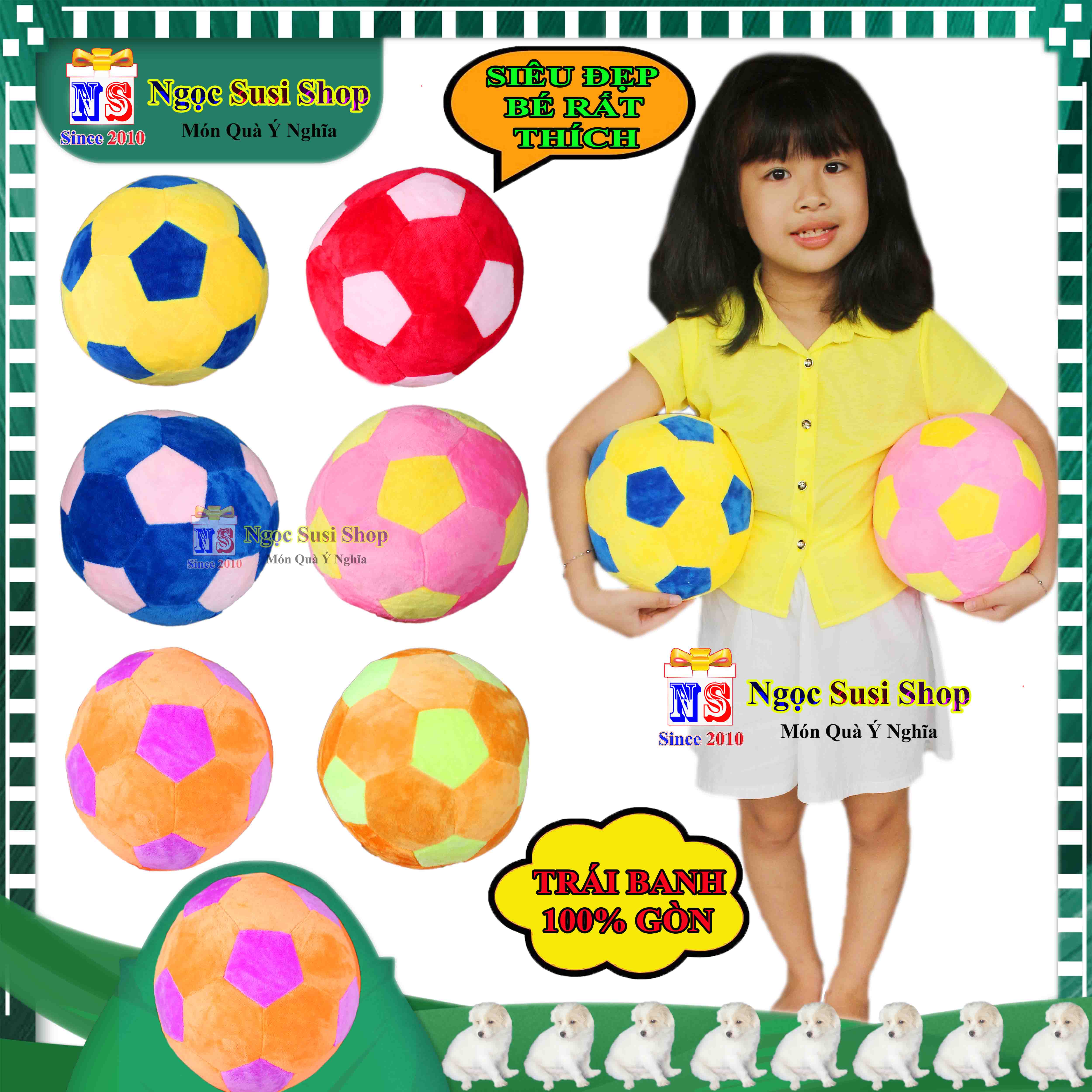 GẤU BÔNG TRÁI BANH CHO BÉ SIÊU MỀM MỊN RẤT DỄ THƯƠNG - THÚ BÔNG HÌNH TRÁI BANH