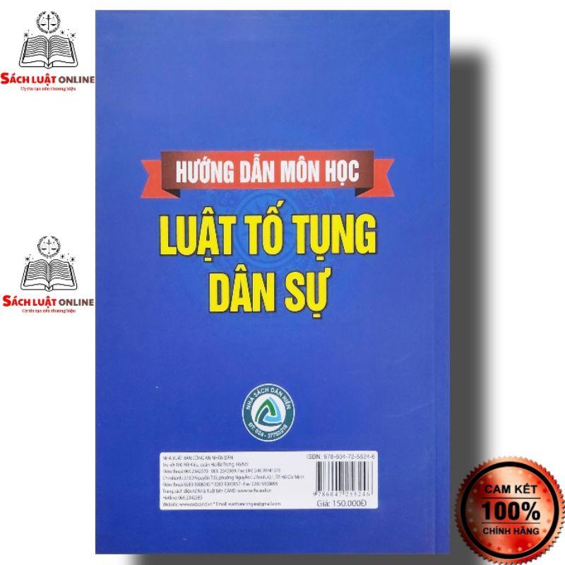 Sách - Hướng dẫn môn học Luật Tố tụng dân sự