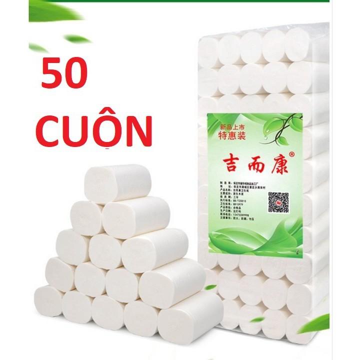 Bịch 50 cuộn giấy vệ sinh không lõi