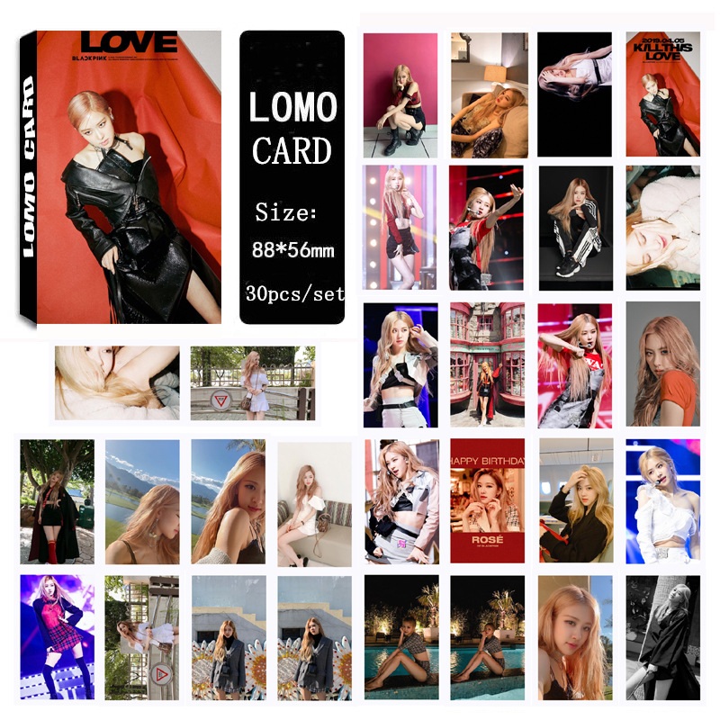 Lomo card Rose BLACK PINK Album &quot;Kill this Love