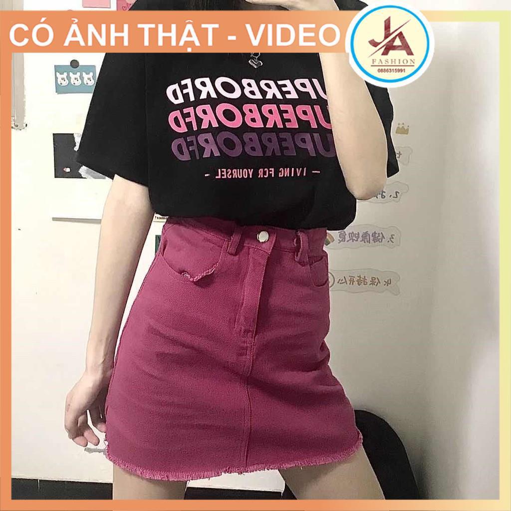Áo thun nữ tay lỡ SUPERBOFD, áo phông nam nữ cổ tròn form rộng phong cách hàn quốc JASHOP