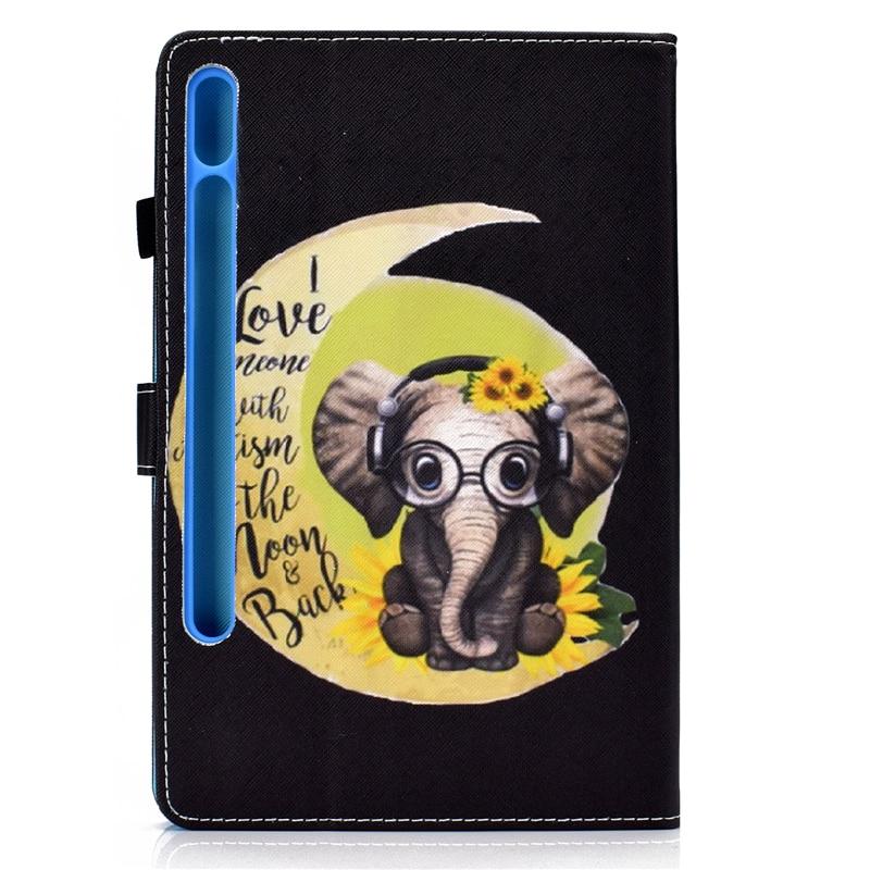 Bao da máy tính bảng chủ đề hoạt hình cho Samsung Galaxy Tab S7 2020 SM-T870 T875 T876 11 inch