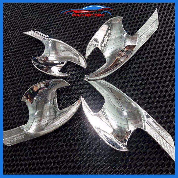 Ốp tay hõm mạ crom Mazda 2 sáng bóng chống trầy bảo vệ cửa xe ô tô