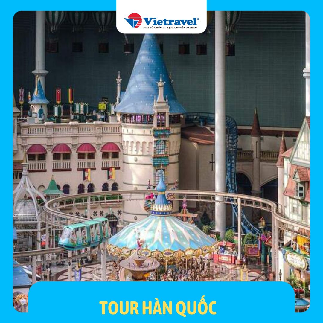 Hình ảnh [EVoucher Vietravel] Seoul - LotteWorld - Đảo Nami