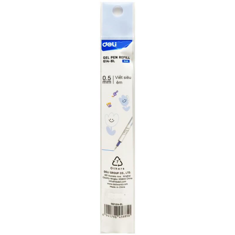 Ruột Bút Gel 0.5 mm - Mực Xanh - Phiên Bản Sơn Tùng M-TP Giới Hạn - Deli CG14-BK
