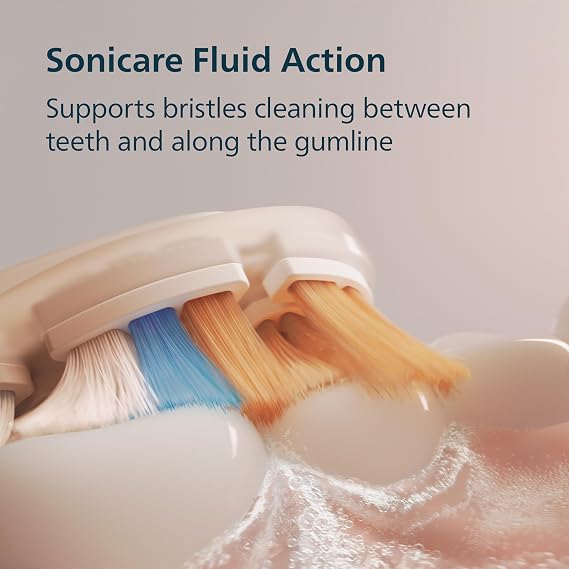 Bàn chải đánh răng Philips Sonicare Series 7300 HX7420/07 Màu Trắng Hàng chính hãng