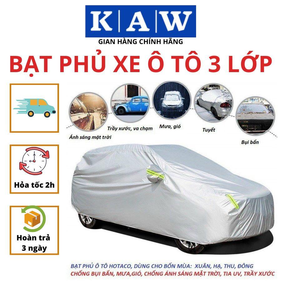 Bạt phủ xe ô tô 3 lớp thông minh, chất liệu vải dù oxford cao cấp, áo trùm bảo vệ xe 7 chỗ innova