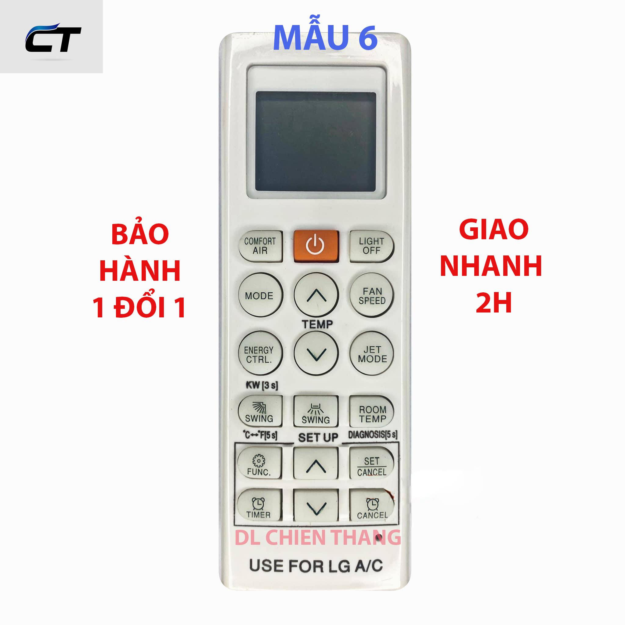 Remote dành cho máy lạnh LG