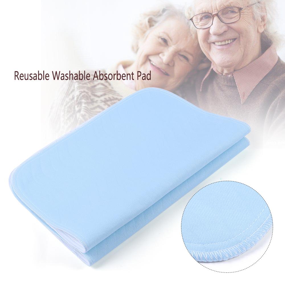2 Chiếc 45*60Cm Có Thể Tái Sử Dụng Tiểu Tiện Giường Lót 4 Lớp Có Thể Rửa Miếng Lót Thấm Hút Miếng Lót Cho Người Lớn Không Tự Chủ Miếng Lót bé Đái Dầm
