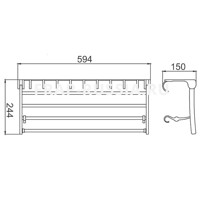 VẮT KHĂN GIÀN NHẬP KHẨU NGA FRAP F808 - HÀNG CHÍNH HÃNG