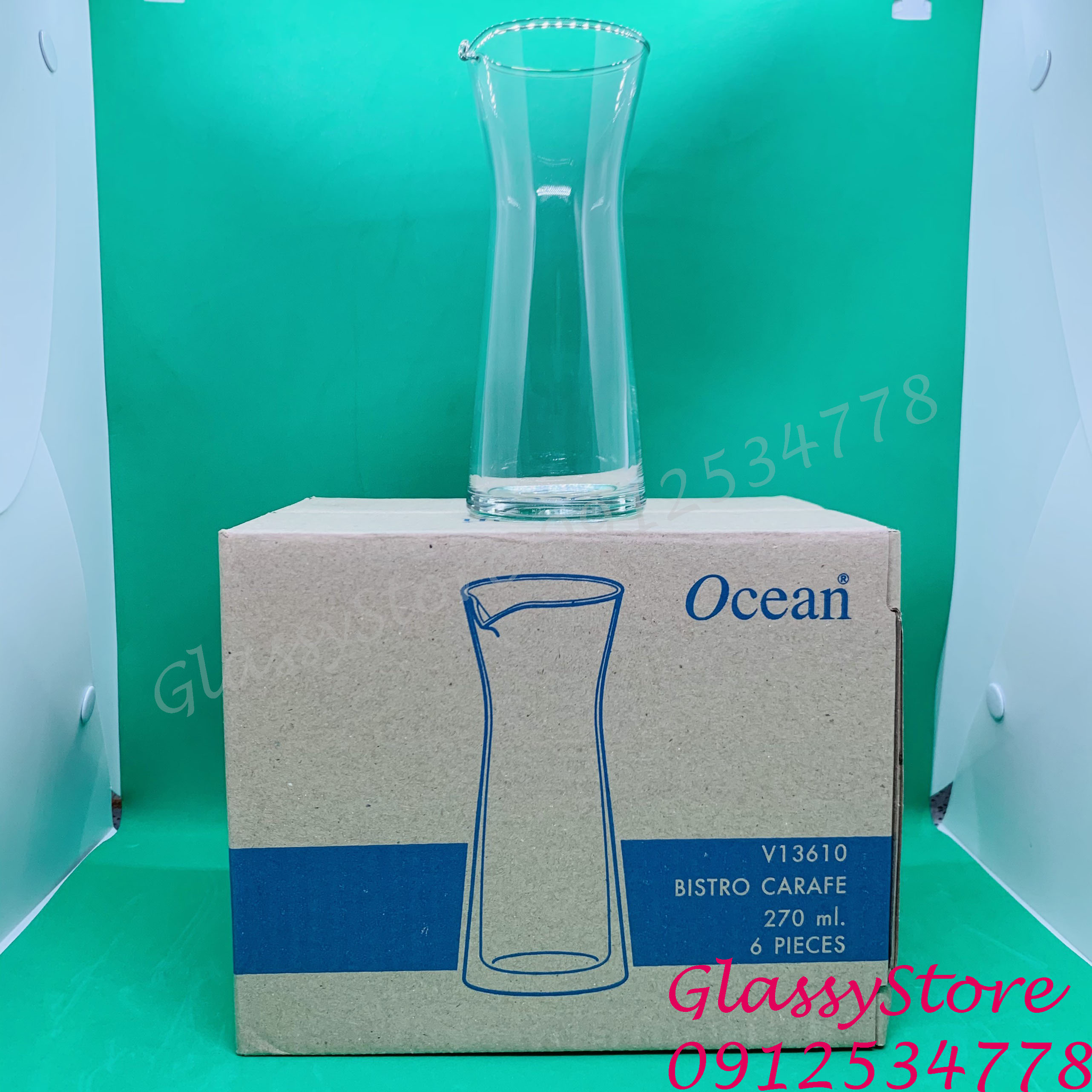 Bình Thủy Tinh Ocean Carafe - 270ml / 610ml / 940ml / 970ml