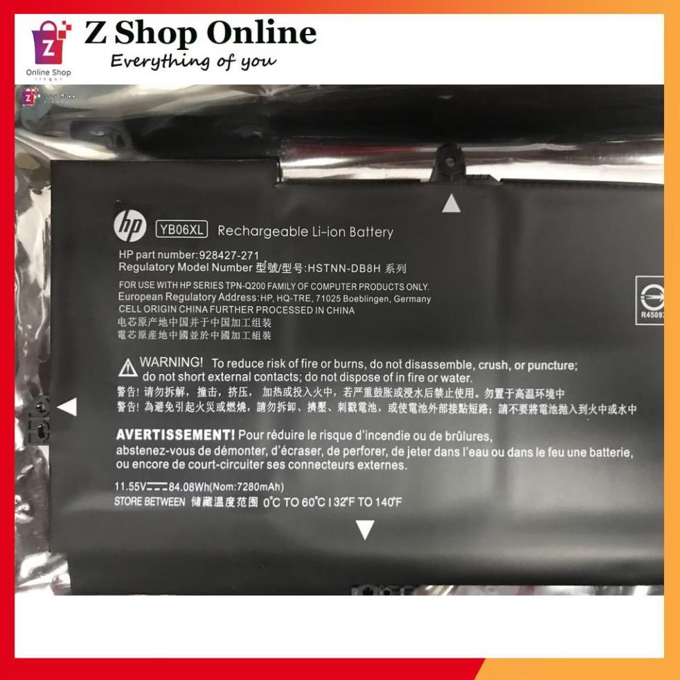 Pin (Battery) Dùng Cho Laptop HP Spectre X360 15-CH YB06XL Original