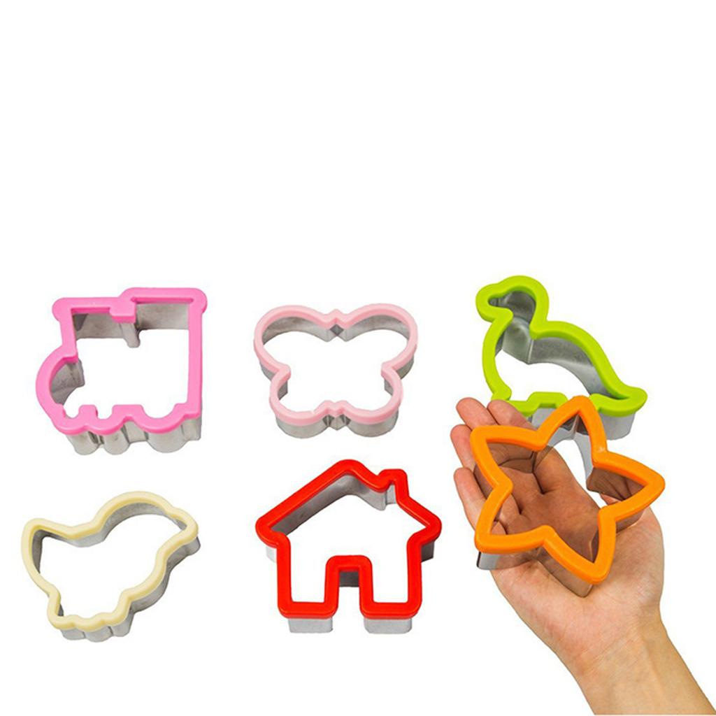 Non Stick 304 Stainless Steel Cookies Cutter Kitchen Paste Bread Toast Pastry Biscuit Baking Mold Salad Vegetable Cutting Maker