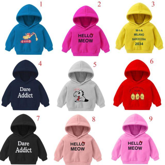 HOT  ÁO HOODIE CHO BÉ