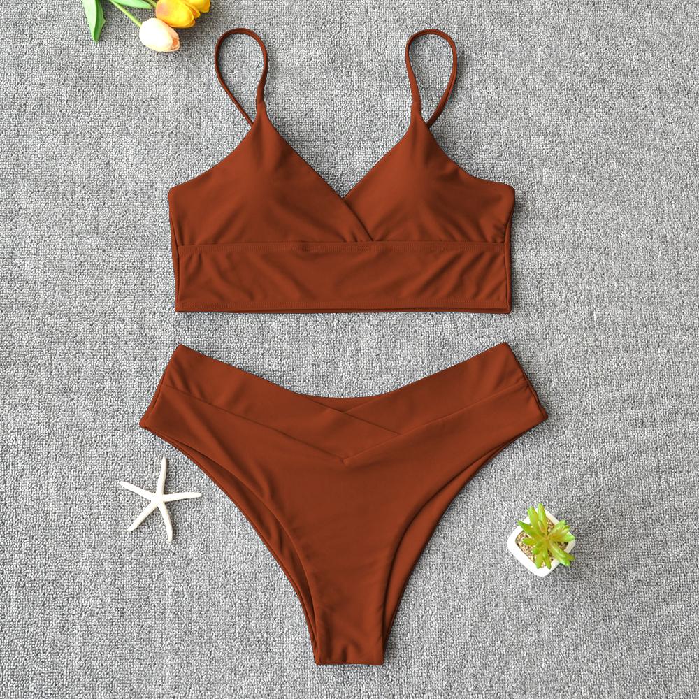 Năm 2021 Gợi Cảm Chắc Chắn Đồ Bơi Nữ Bikini Đẩy Lên Đồ Bơi Áo Bikini Bộ Brasil Áo Tắm Hai Mảnh Quần Bơi Nữ